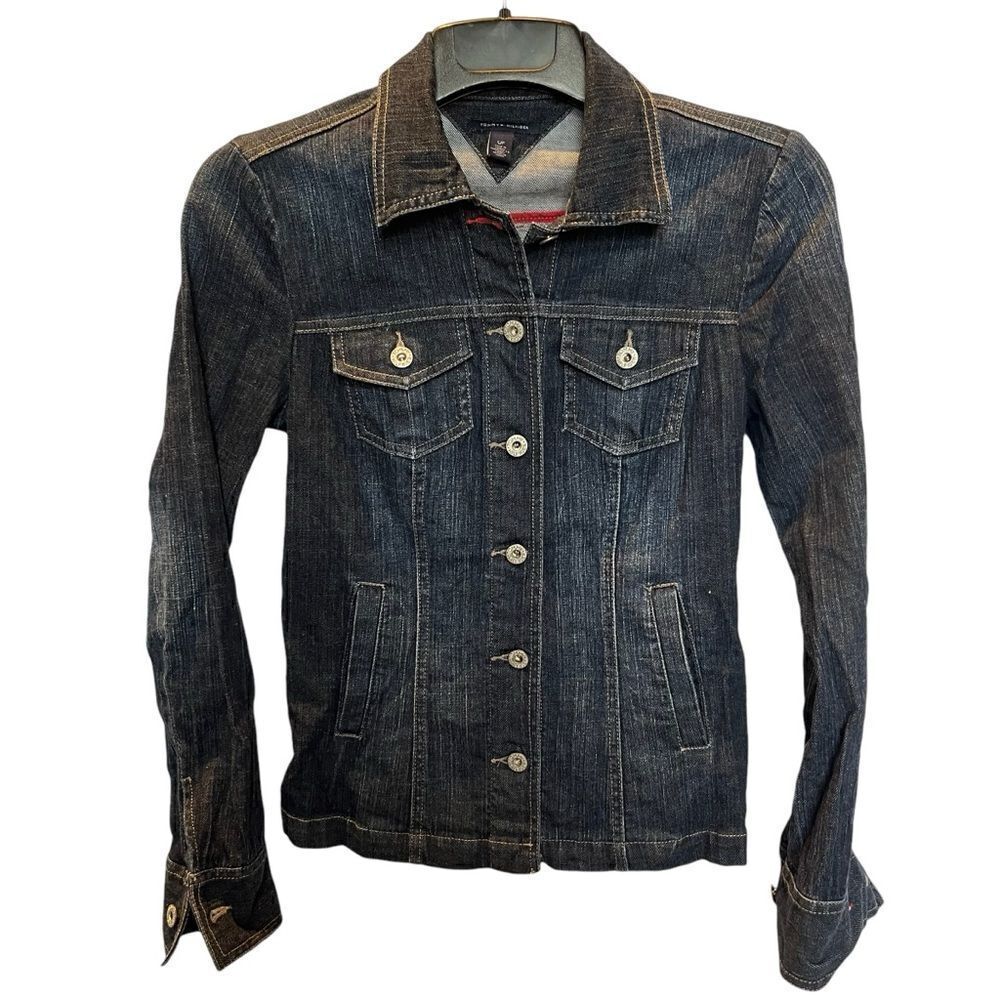 Tommy Hilfiger Women's Cotton Jean Jacket Faded Blue size Small